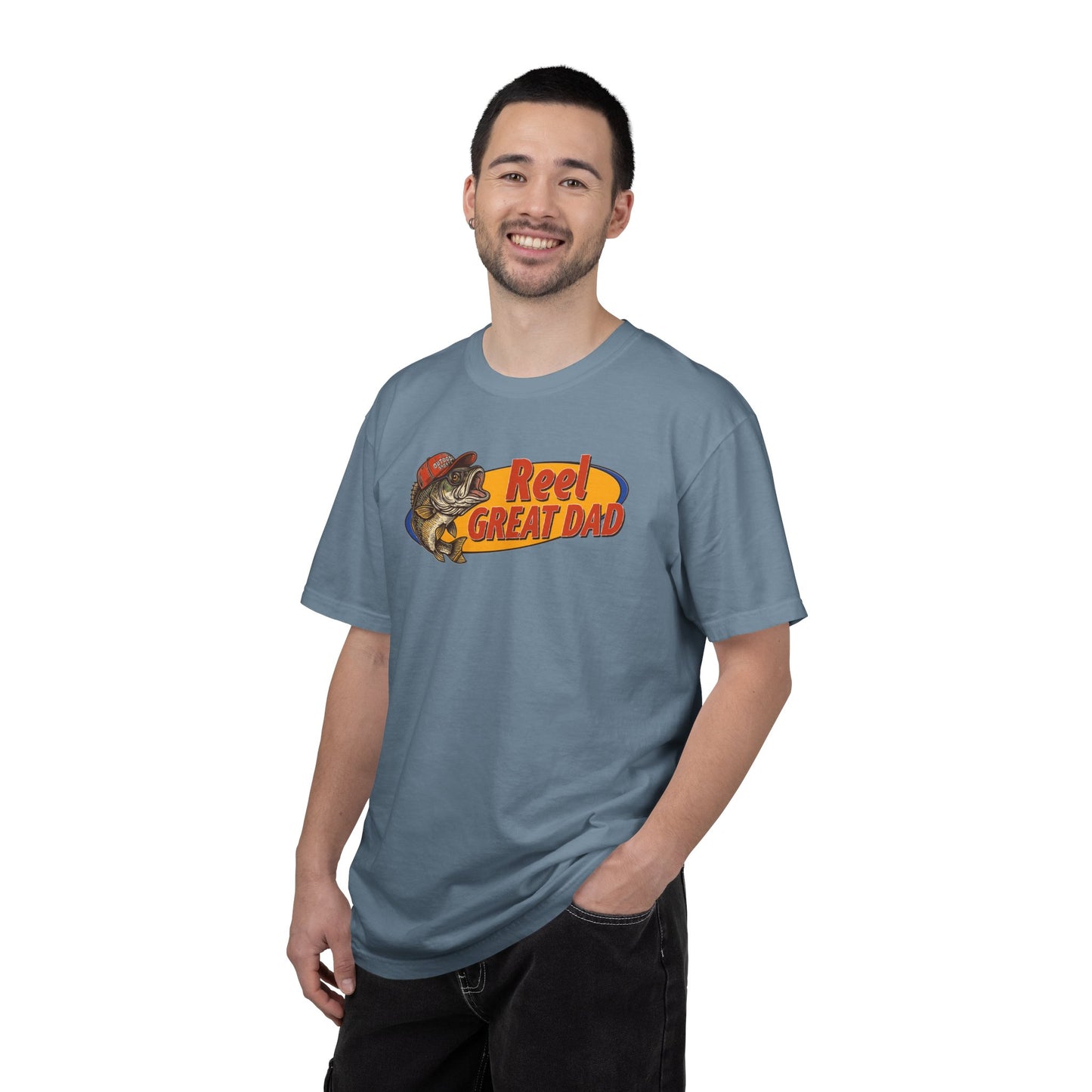 Reel Great Dad T-Shirt – Fishing Dad Graphic Tee