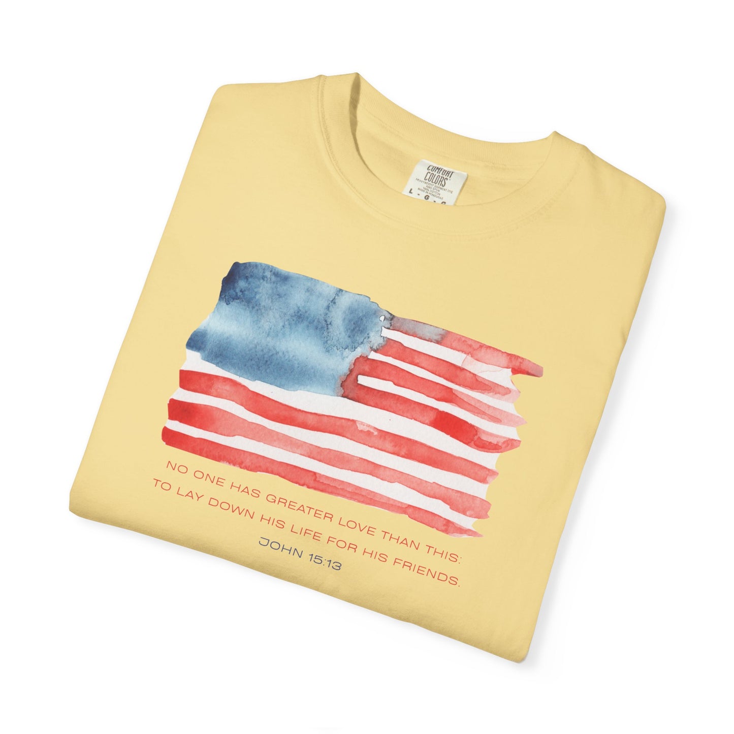 American Watercolor Flag T-Shirt