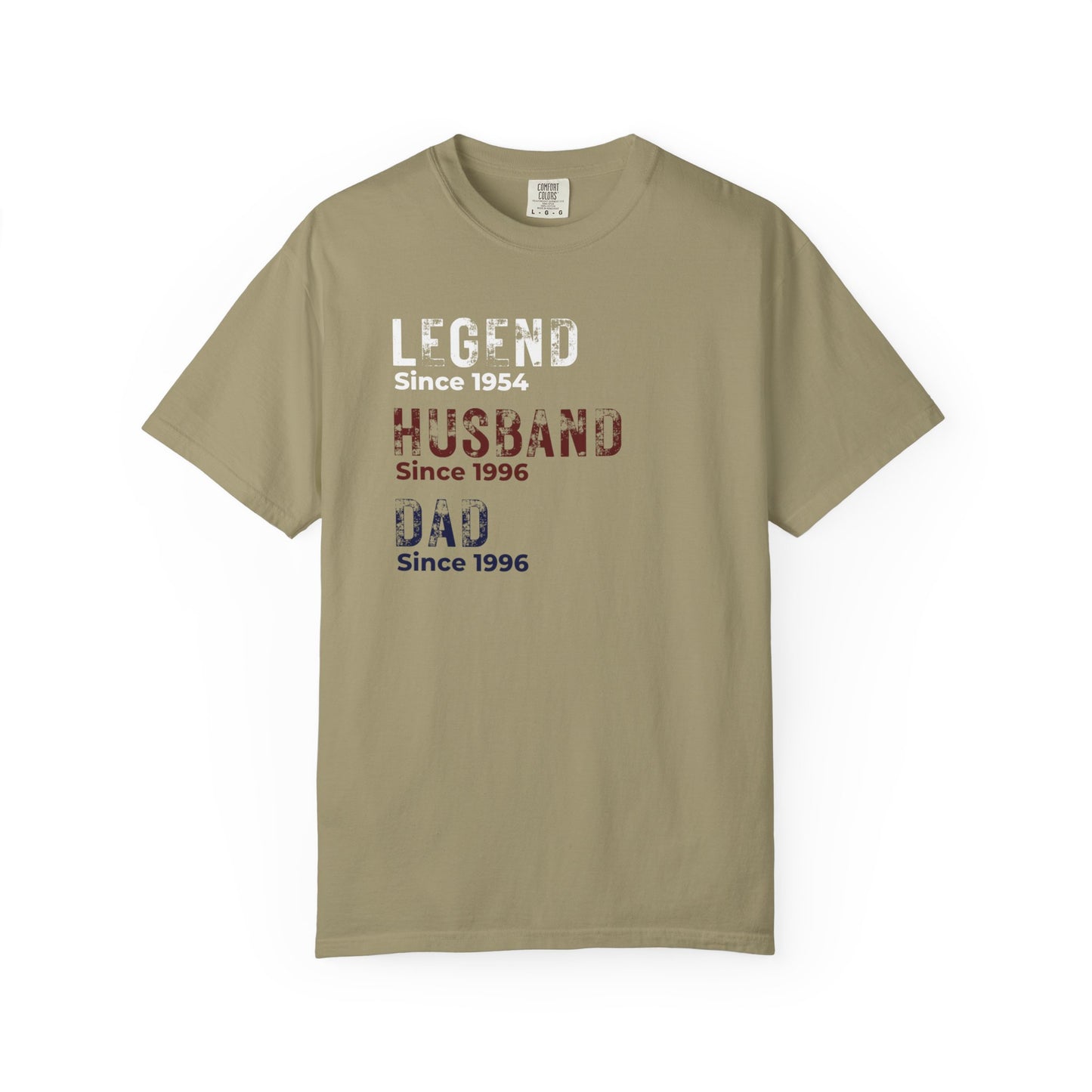CUSTOM Legend, Husband, Dad T-Shirt — Vintage Tribute Tee