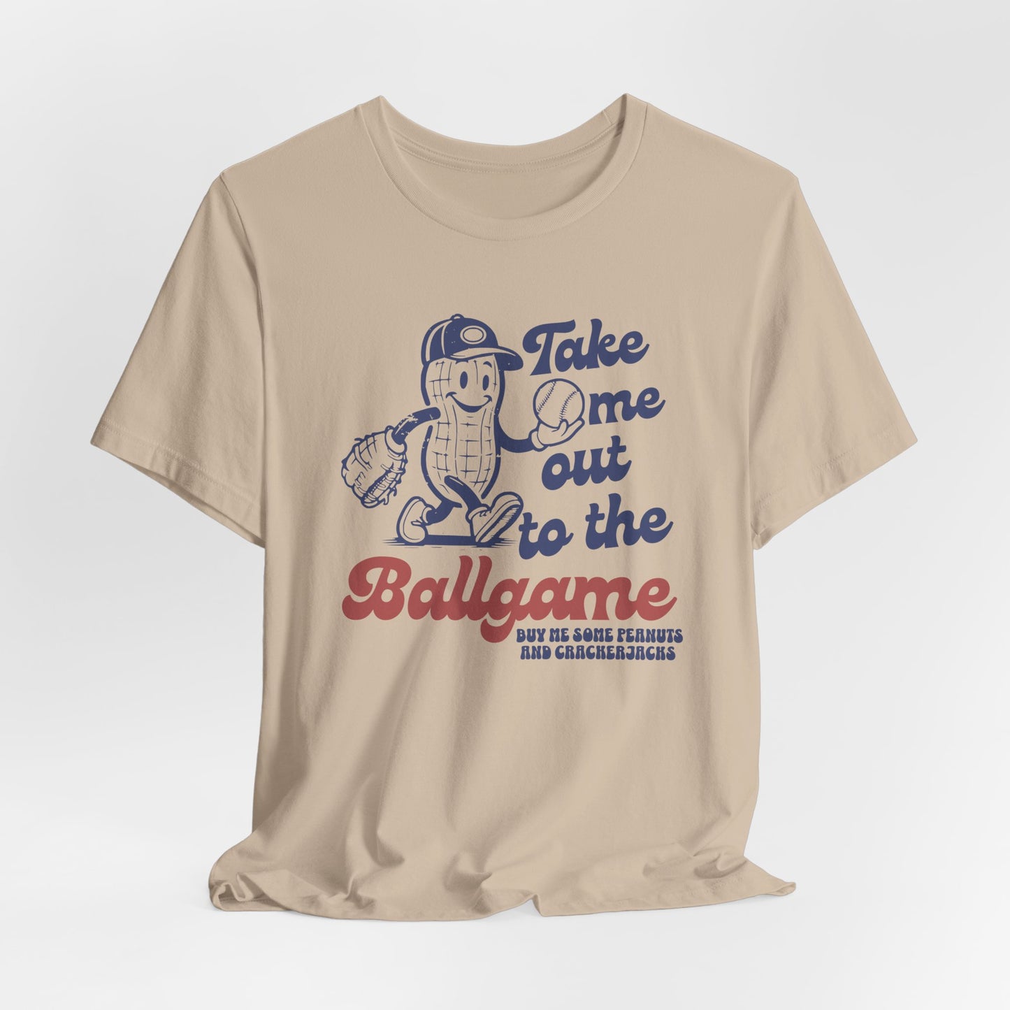 Baseball Tee — "Take Me Out to the Ballgame" Vintage Mascot T-Shirt
