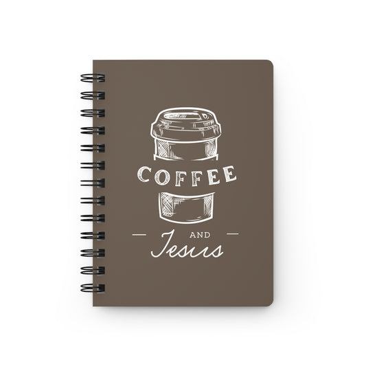 Coffee & Jesus 5x7 Spiral Bound Journal