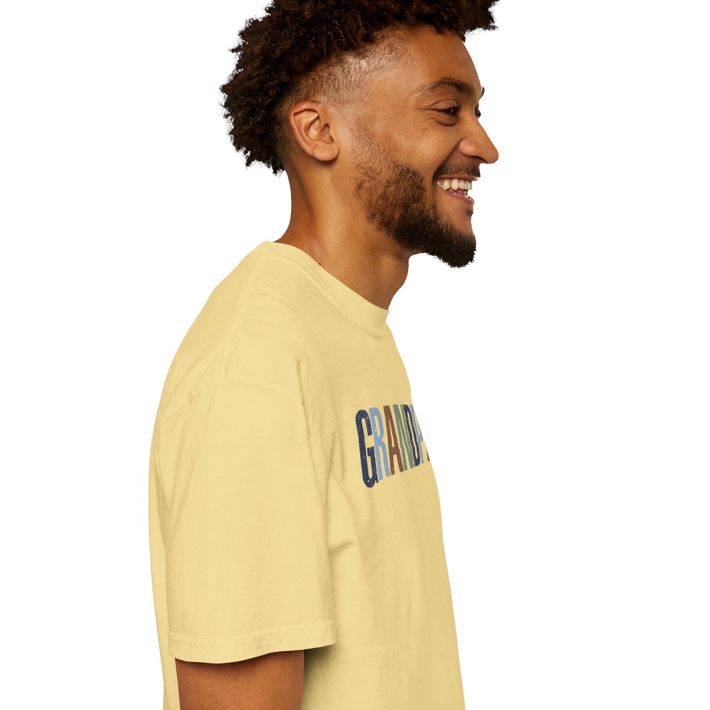 Grandpa Vintage Lettering T-Shirt — Comfortable Dad/Grandparent Gift for Father's Day