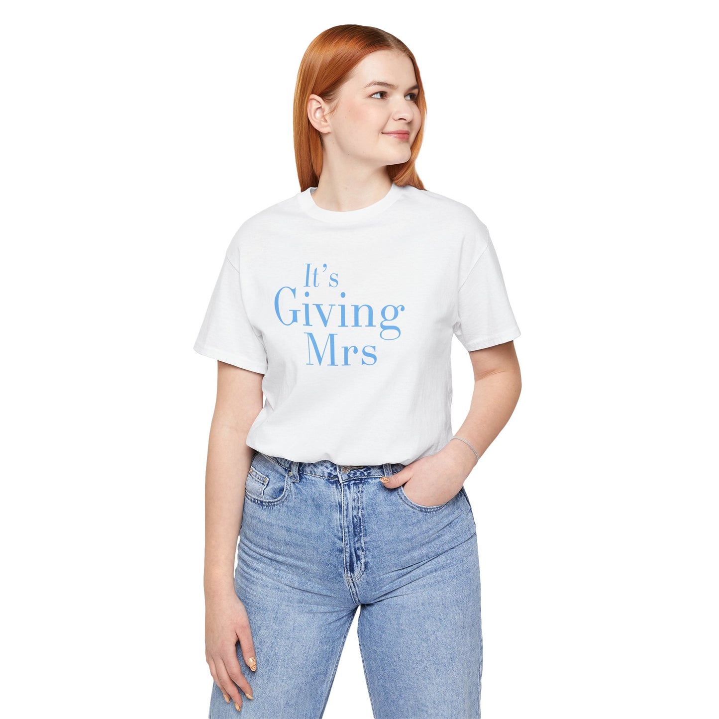 Chloe's "It's Giving Mrs" Tee — Bridal Bachelorette Party T‑Shirt
