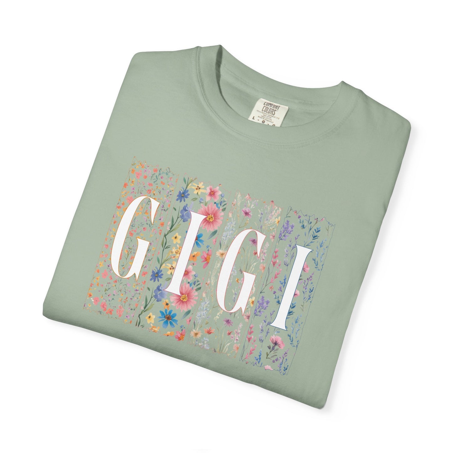 "GiGi" Floral Meadow Graphic T-Shirt — Watercolor Wildflower Print