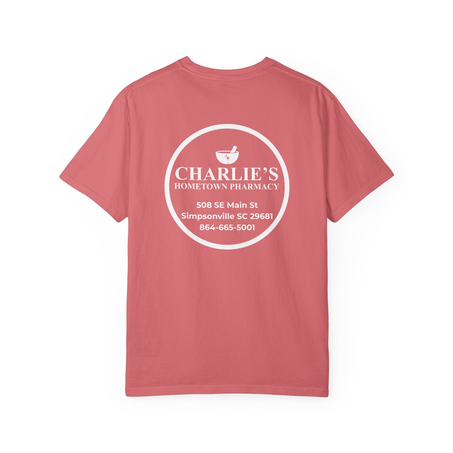 Pharmacy Logo T-Shirt — Charlie’s Hometown Pharmacy Logo Tee