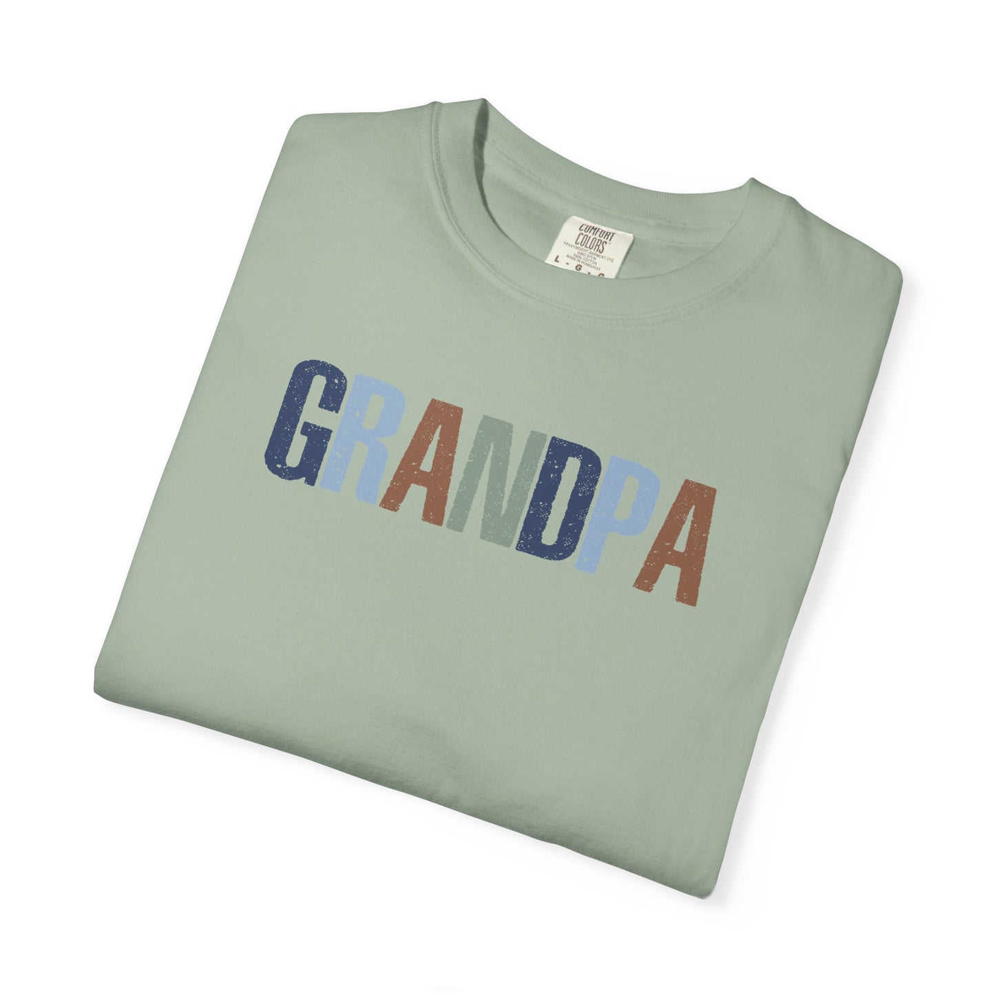 Grandpa Vintage Lettering T-Shirt — Comfortable Dad/Grandparent Gift for Father's Day