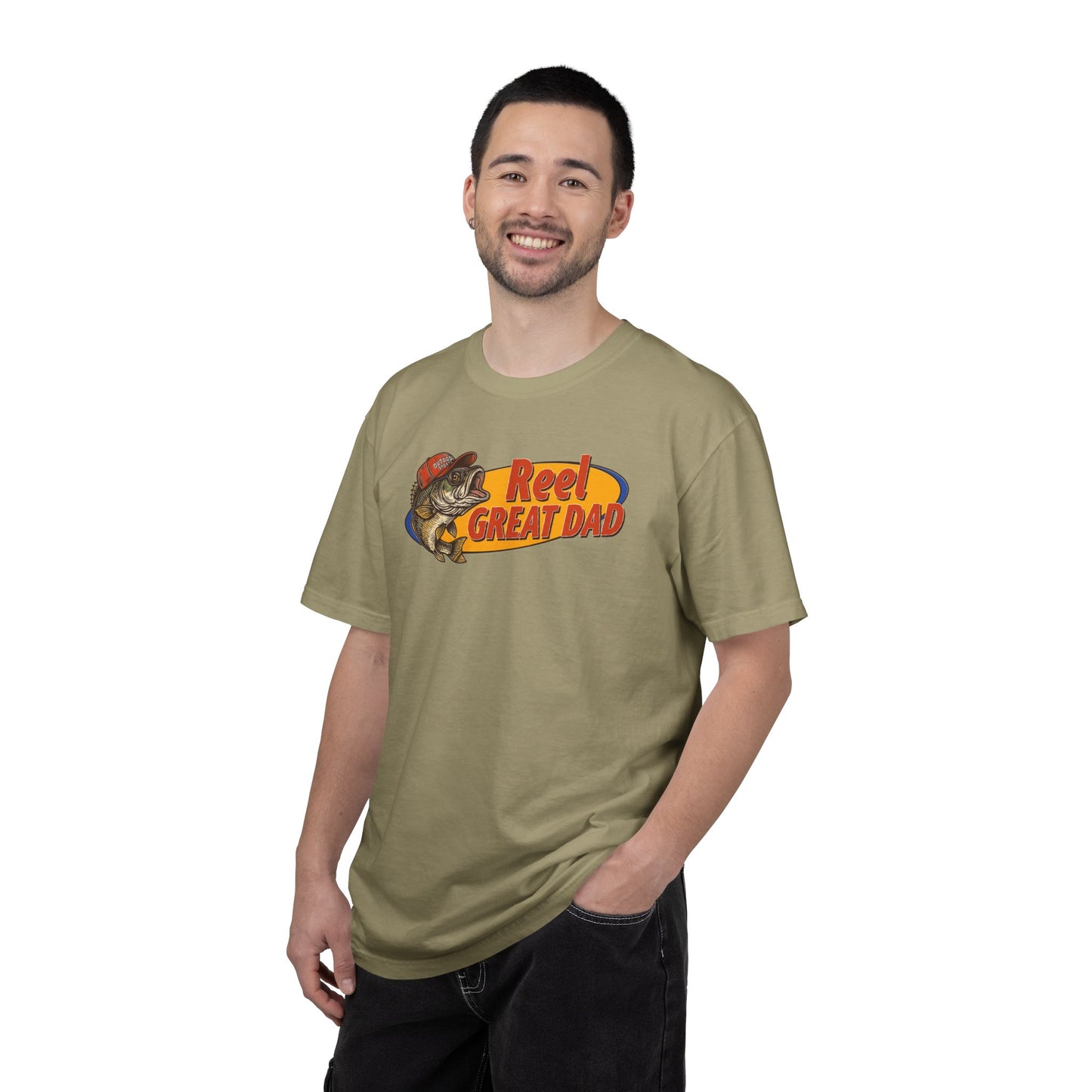 Reel Great Dad T-Shirt – Fishing Dad Graphic Tee