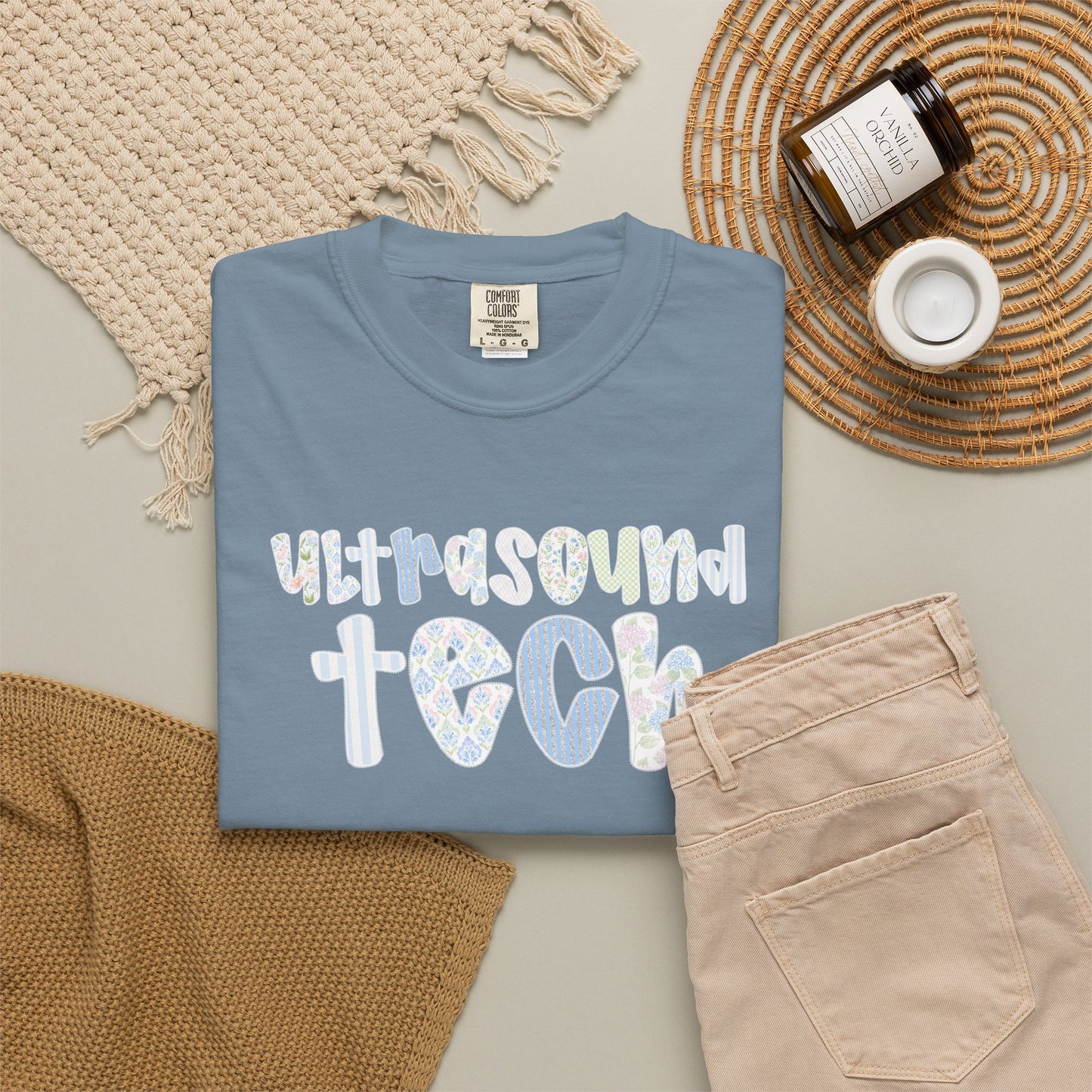 Ultrasound Tech T-Shirt — Cute Pastel Medical Sonographer Tee