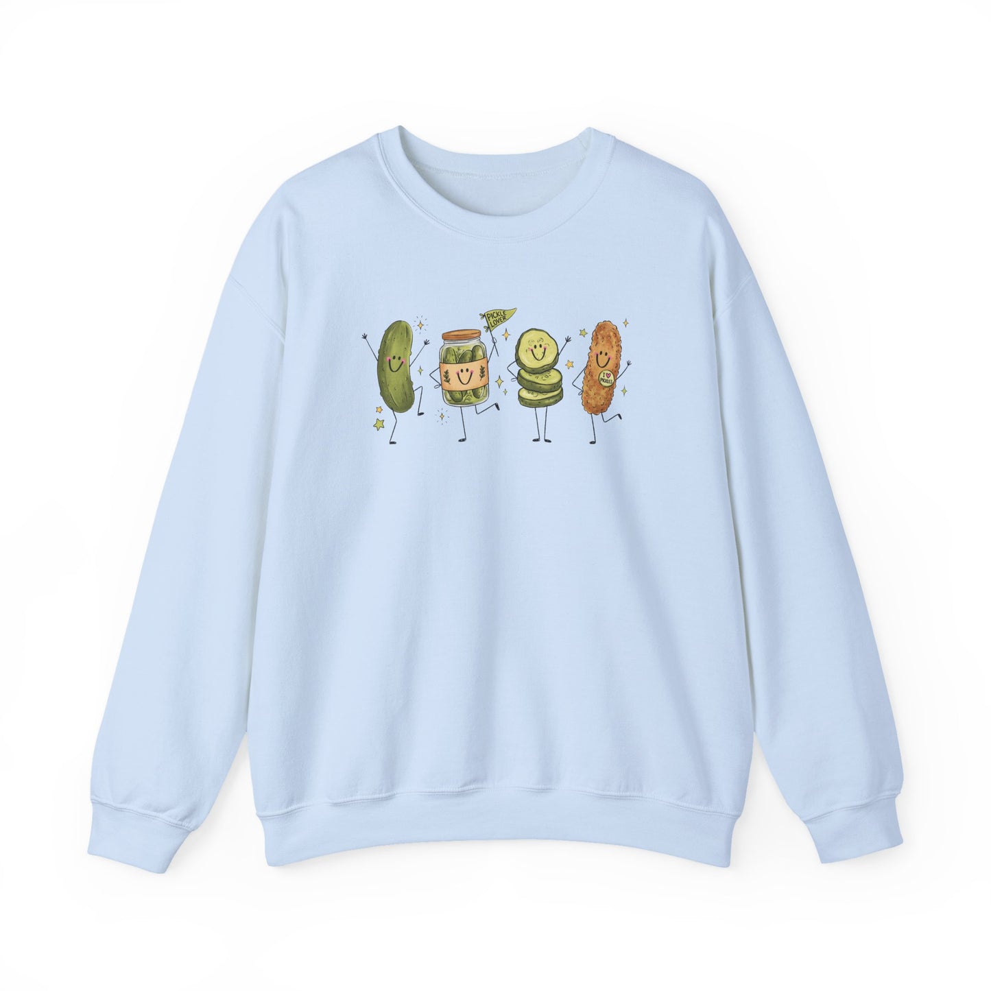 Pickle Friends Crewneck Sweatshirt — Pickle Lover Graphic