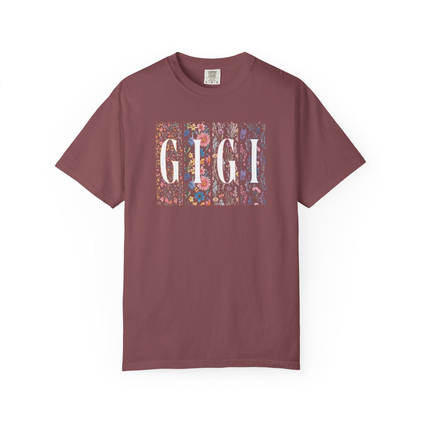 "GiGi" Floral Meadow Graphic T-Shirt — Watercolor Wildflower Print