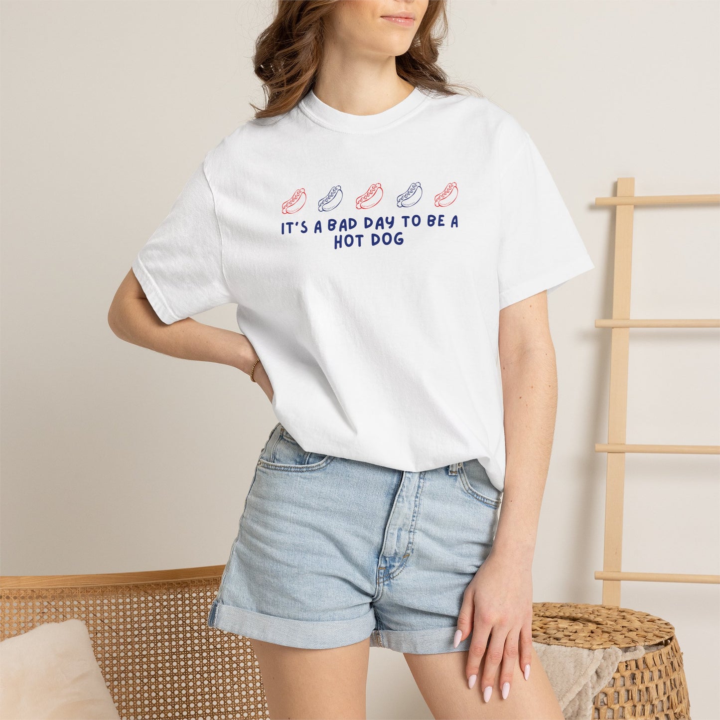 “It’s a Bad Day to Be a Hot Dog” Graphic T-Shirt