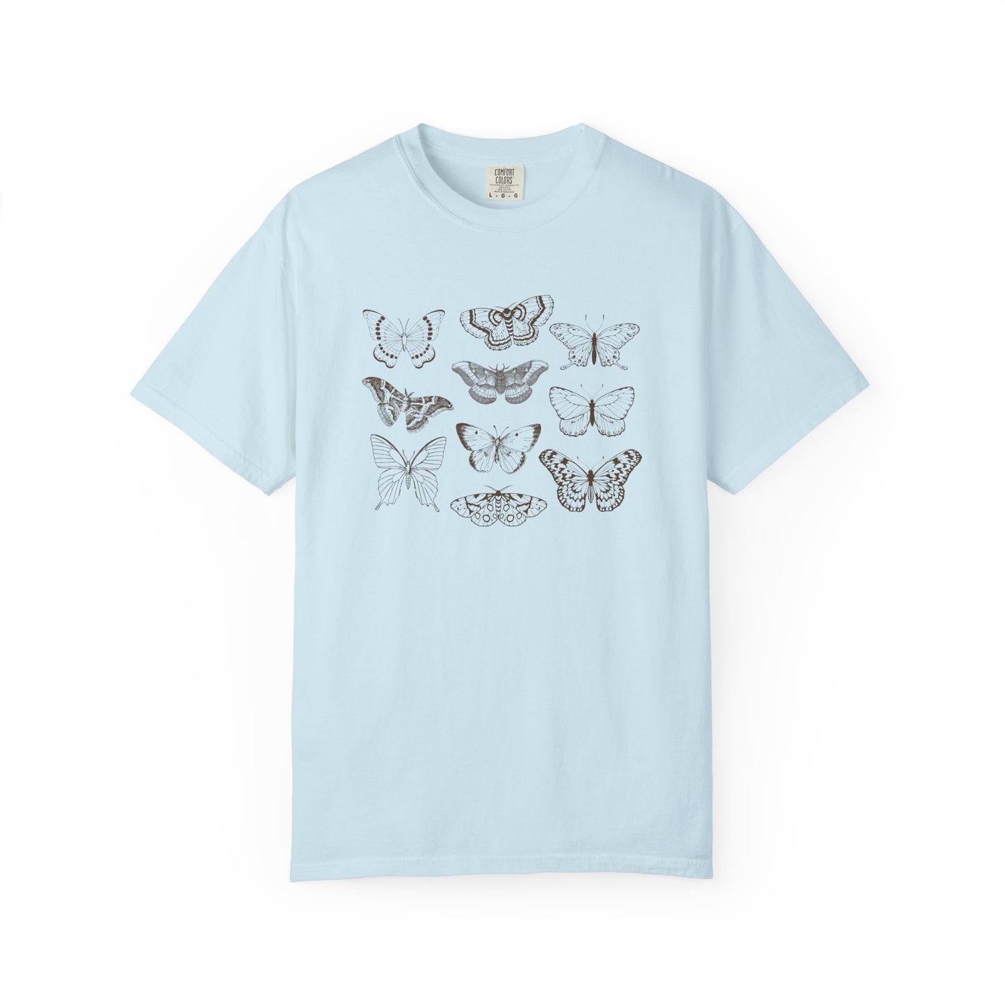Butterfly Sketches T-Shirt — Vintage Butterfly Graphic Tee