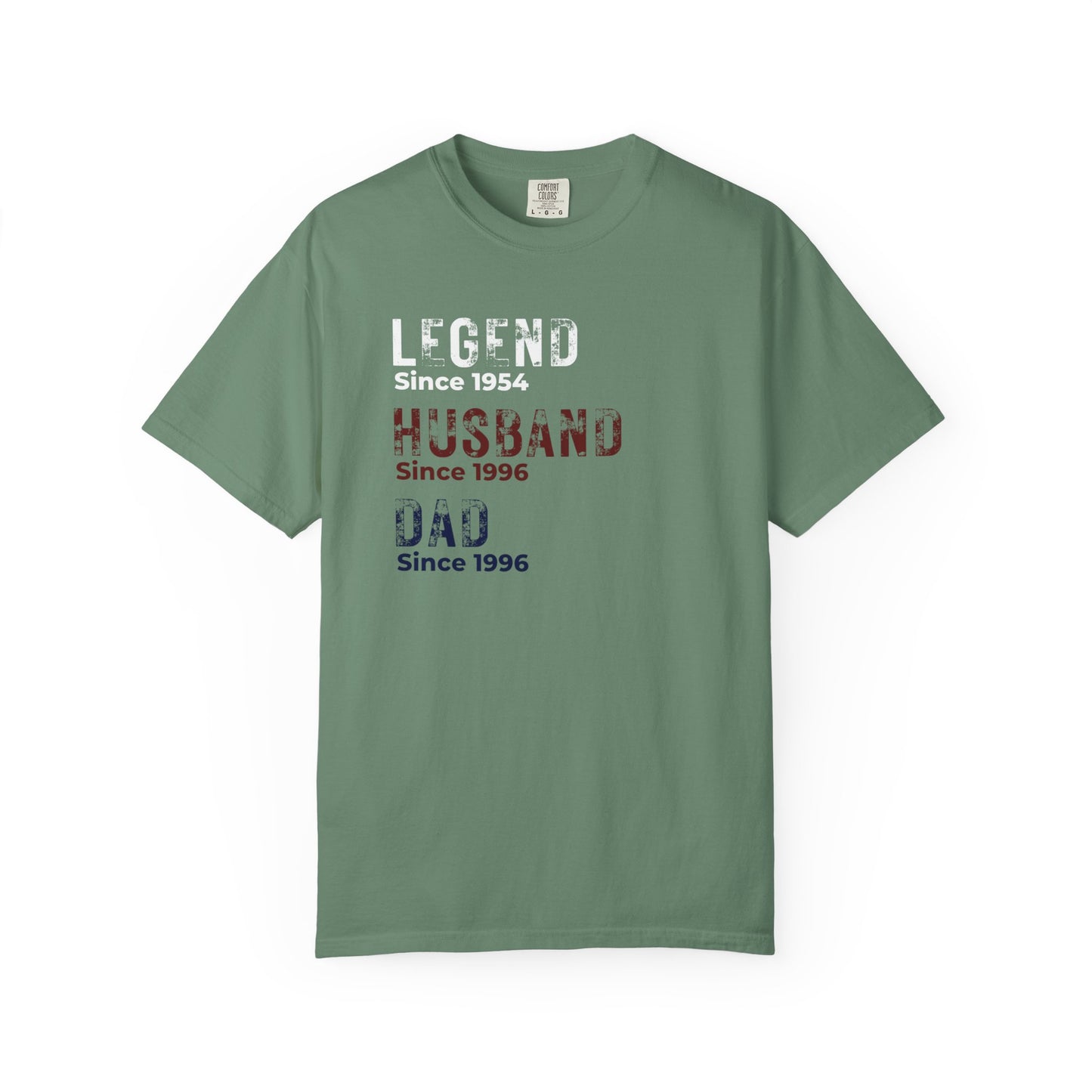 CUSTOM Legend, Husband, Dad T-Shirt — Vintage Tribute Tee