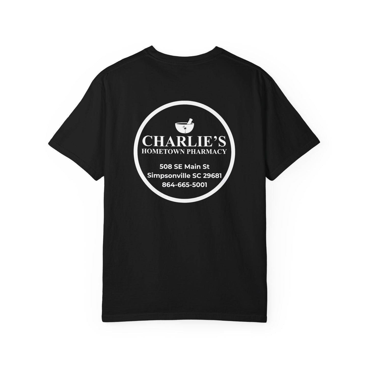 Pharmacy Logo T-Shirt — Charlie’s Hometown Pharmacy Logo Tee