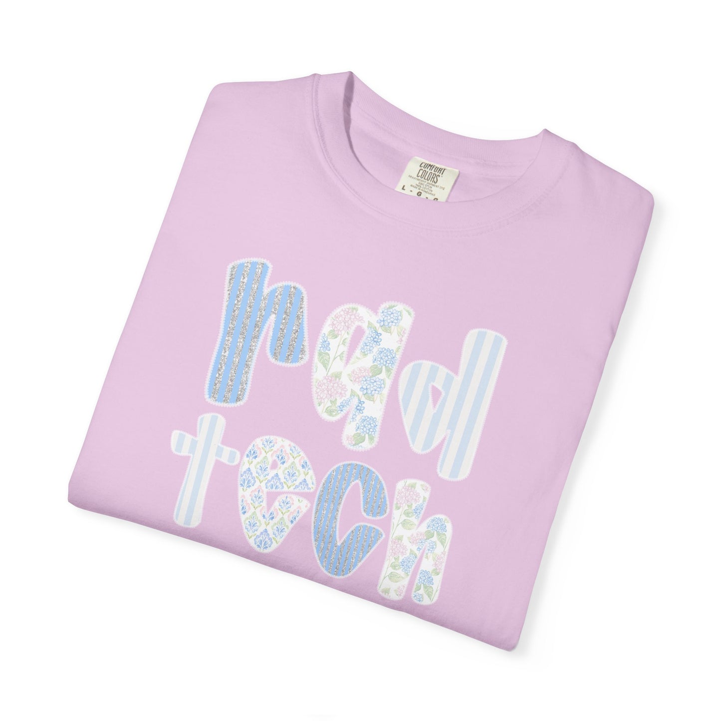 Rad Tech T-Shirt — Retro Floral 'rad tech' Graphic Tee for Radiologic Technologists