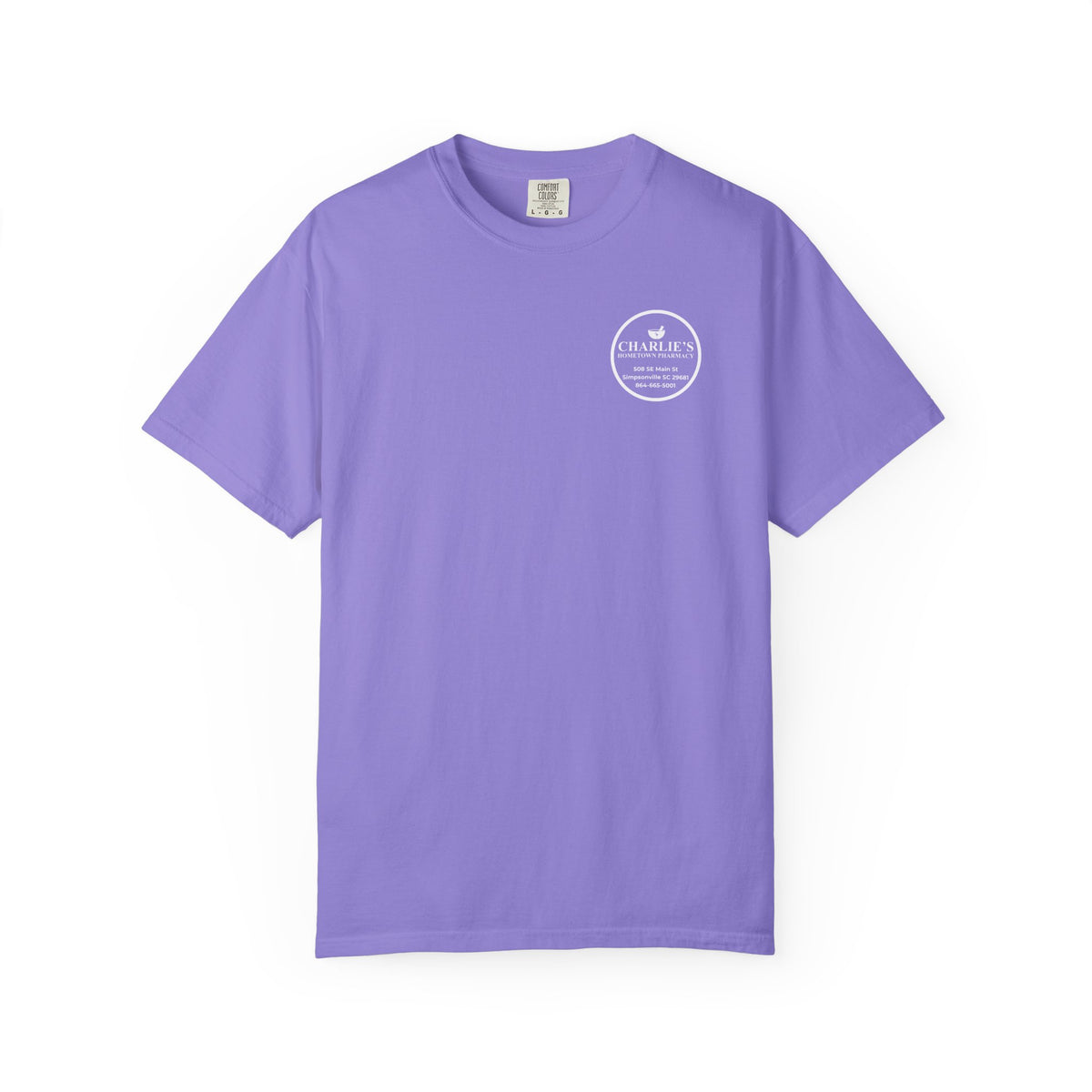 Pharmacy Logo T-Shirt — Charlie’s Hometown Pharmacy Logo Tee