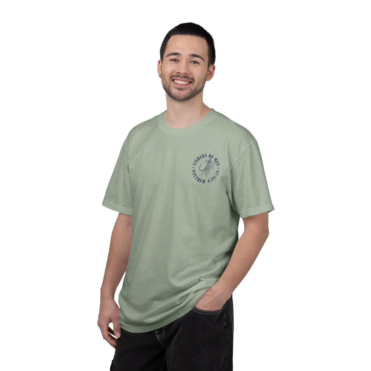 Fishers of Men T-Shirt — Christian Fishing Graphic Tee (Matthew 4:18-19)