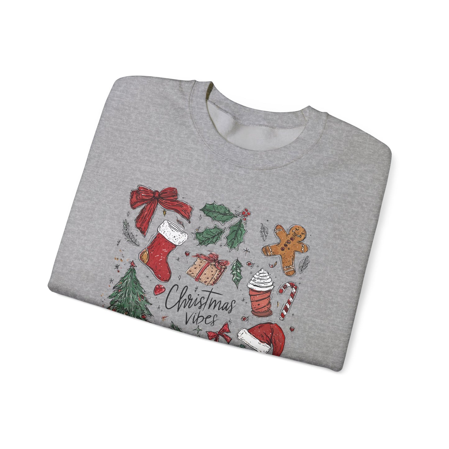 Christmas Doodles Crewneck Sweatshirt