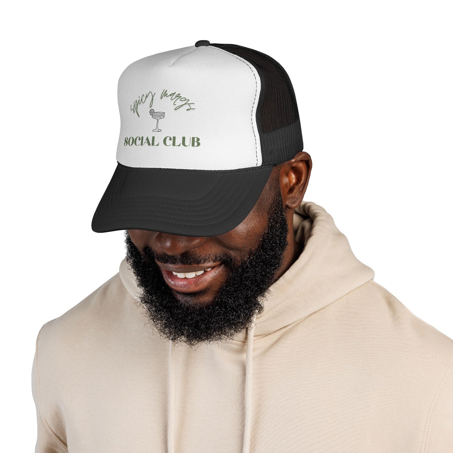 Trucker Cap — 'Spicy Margs' Social Club Embroidered Unisex Hat