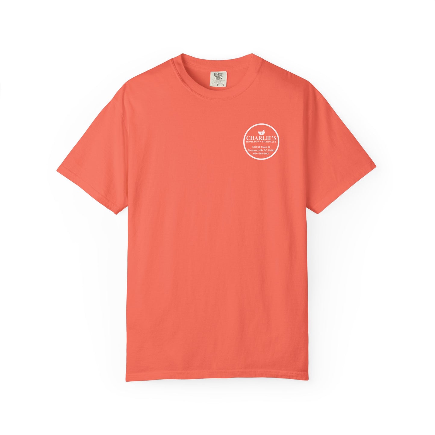 Pharmacy Logo T-Shirt — Charlie’s Hometown Pharmacy Logo Tee