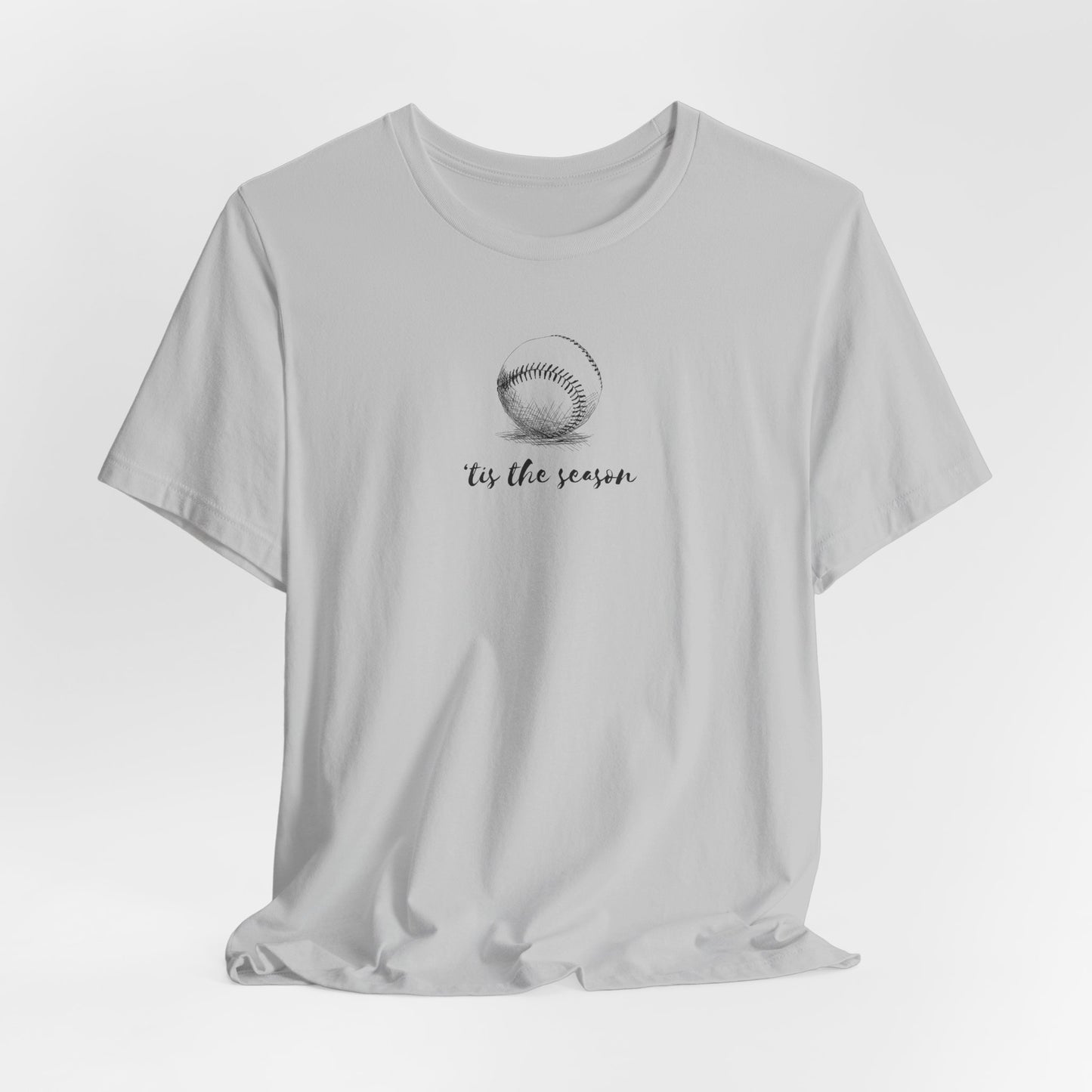 T-Shirt — 'Tis the Season' Minimal Baseball Tee