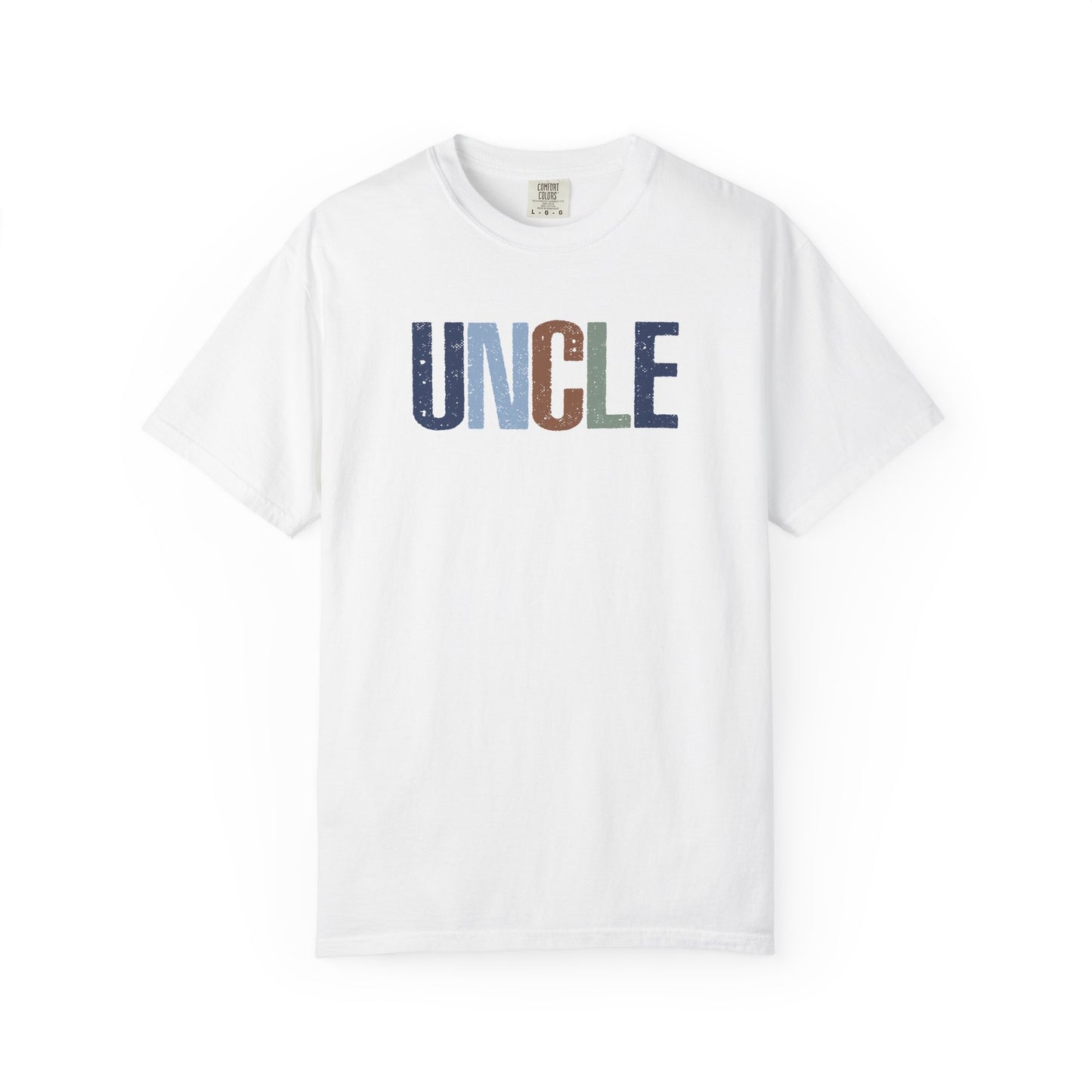Uncle Graphic T-Shirt — Vintage Americana Lettering Tee for Dads & Family Gifts