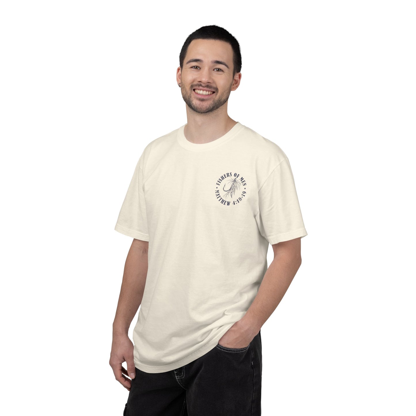 Fishers of Men T-Shirt — Christian Fishing Graphic Tee (Matthew 4:18-19)