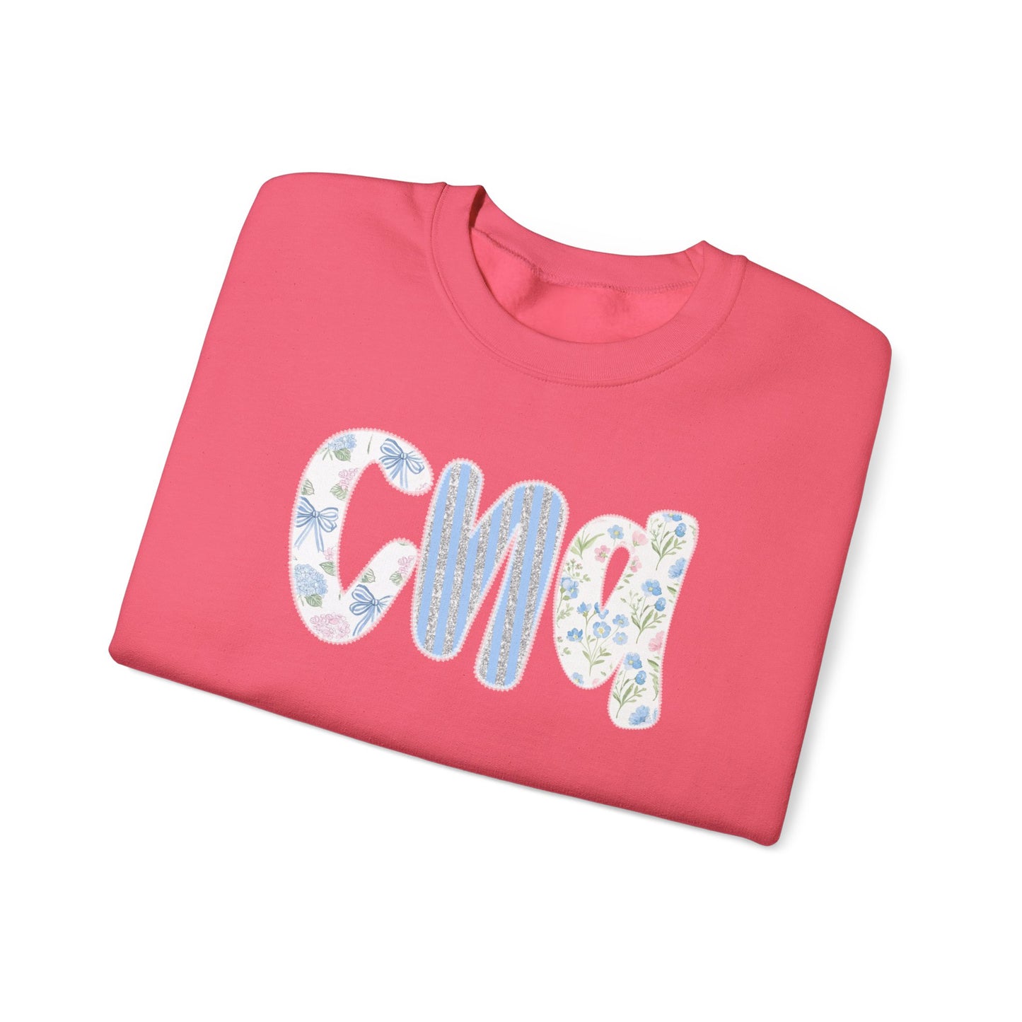 Floral CNA Crewneck Sweatshirt – Pastel Nurse Appreciation Pullover