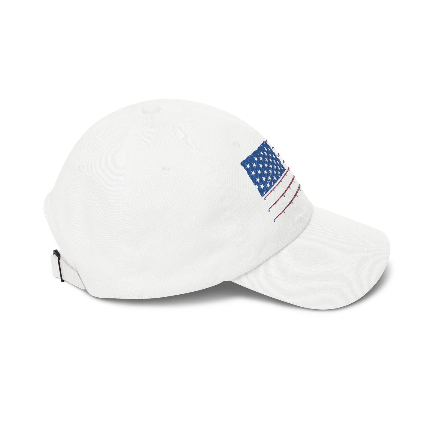 Dad Cap — Distressed American Flag Embroidered Baseball Hat