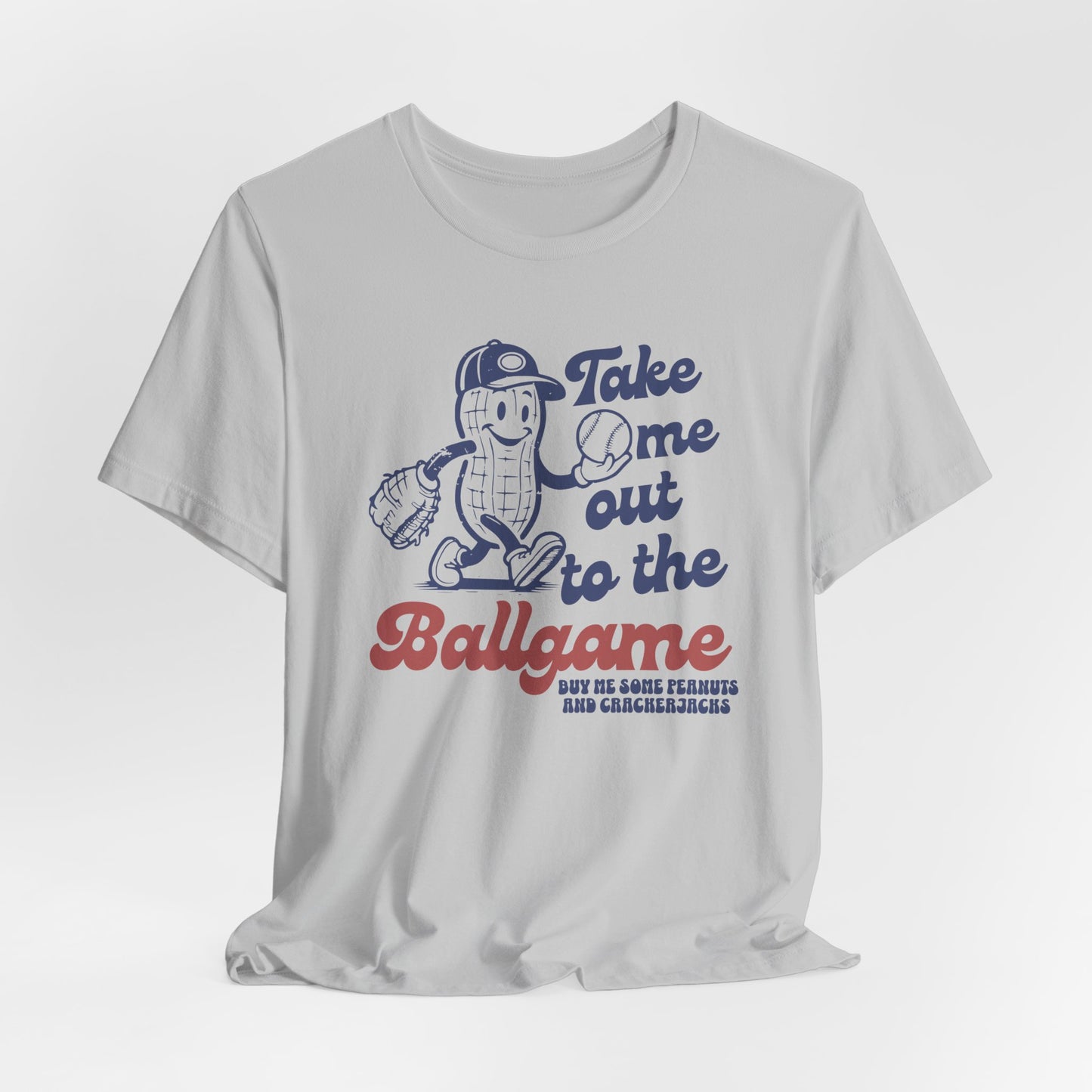 Baseball Tee — "Take Me Out to the Ballgame" Vintage Mascot T-Shirt