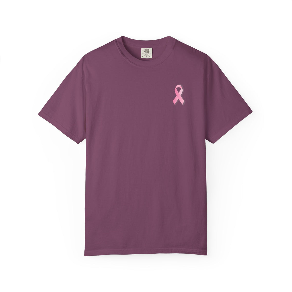 Breast Cancer Awareness T-Shirt — "No One Fights Alone" Flag Tee