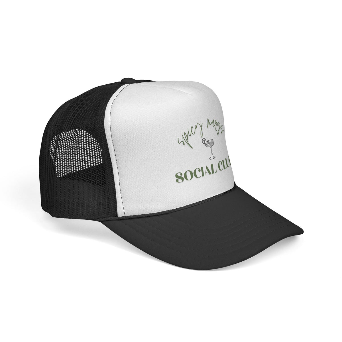 Trucker Cap — 'Spicy Margs' Social Club Embroidered Unisex Hat
