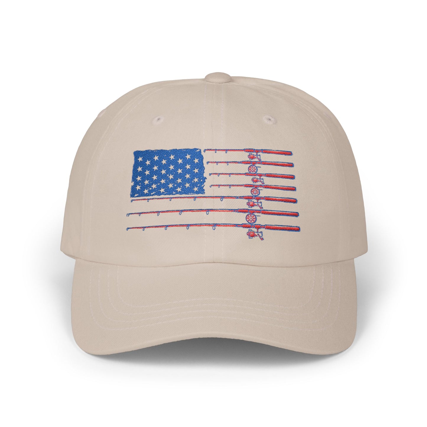 Dad Cap — Distressed American Flag Embroidered Baseball Hat