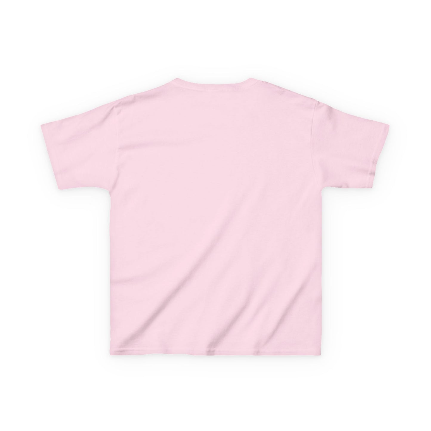 Kids Ghost Stamp Tee — Cute Pastel Halloween Graphic Shirt