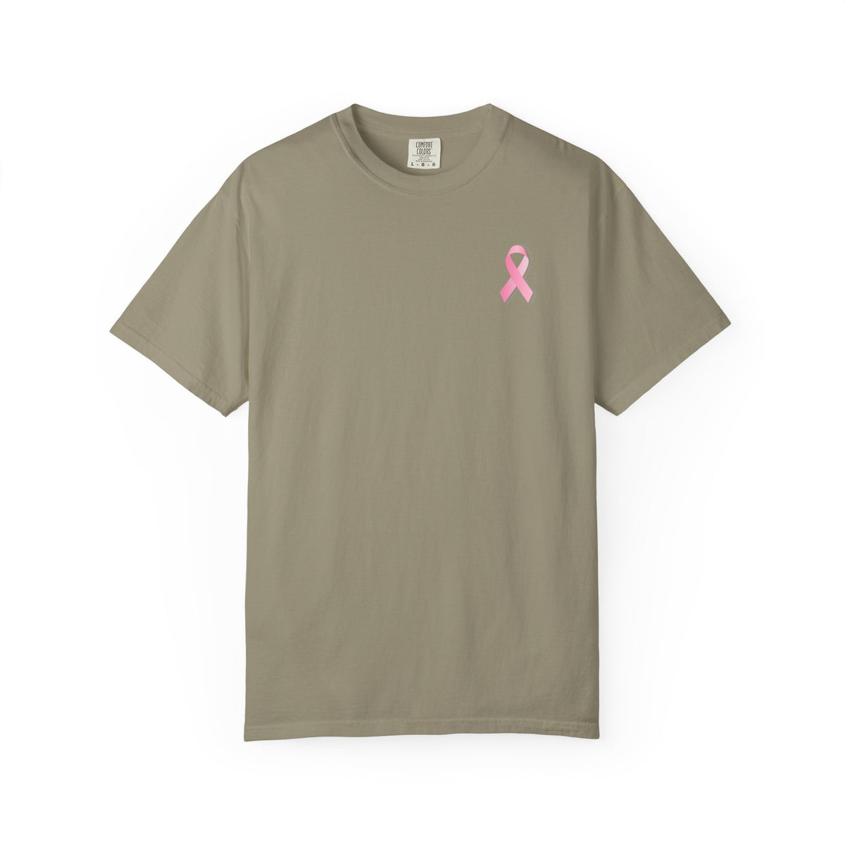 Breast Cancer Awareness T-Shirt — "No One Fights Alone" Flag Tee
