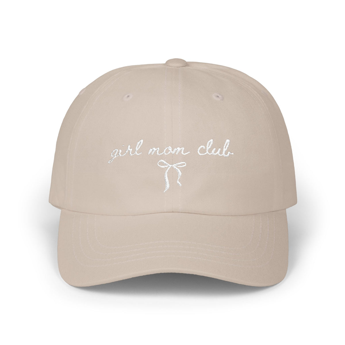 Girl Mom Club Dad Cap — Embroidered Mom Hat for New Moms & Gifts