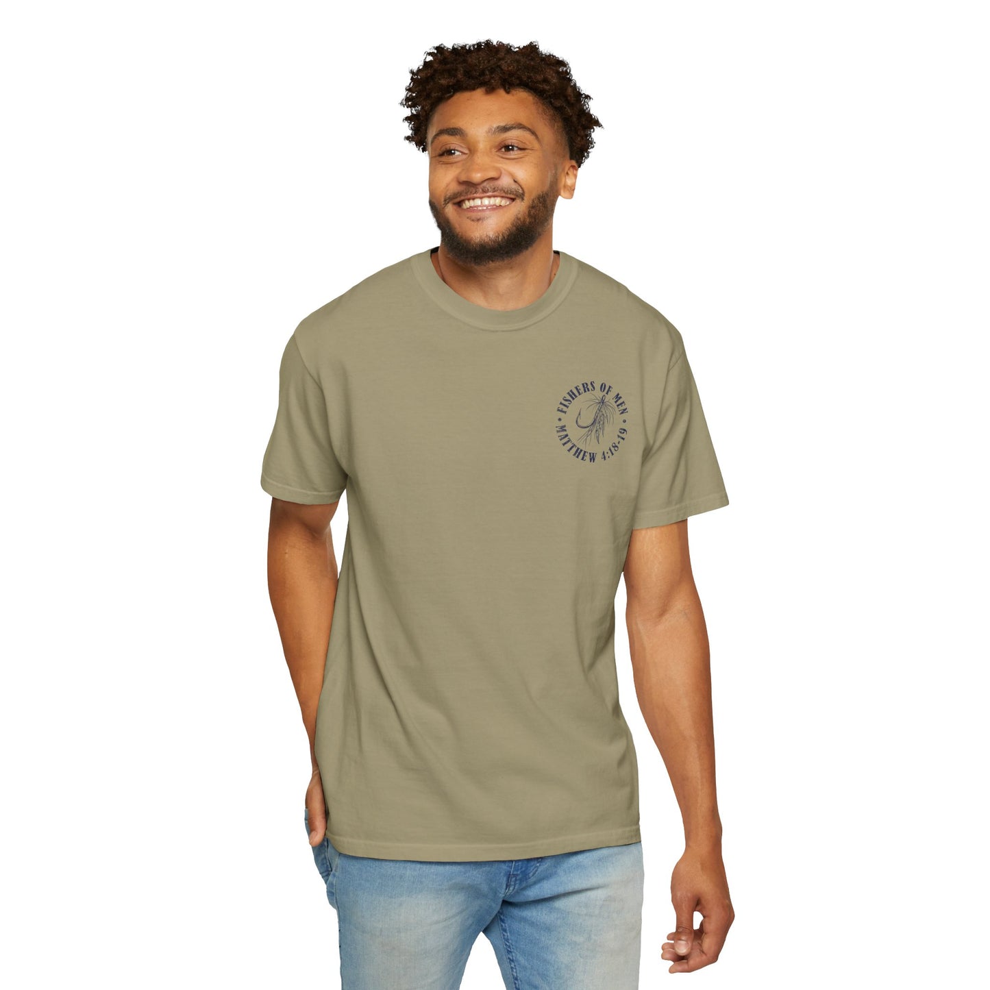 Fishers of Men T-Shirt — Christian Fishing Graphic Tee (Matthew 4:18-19)