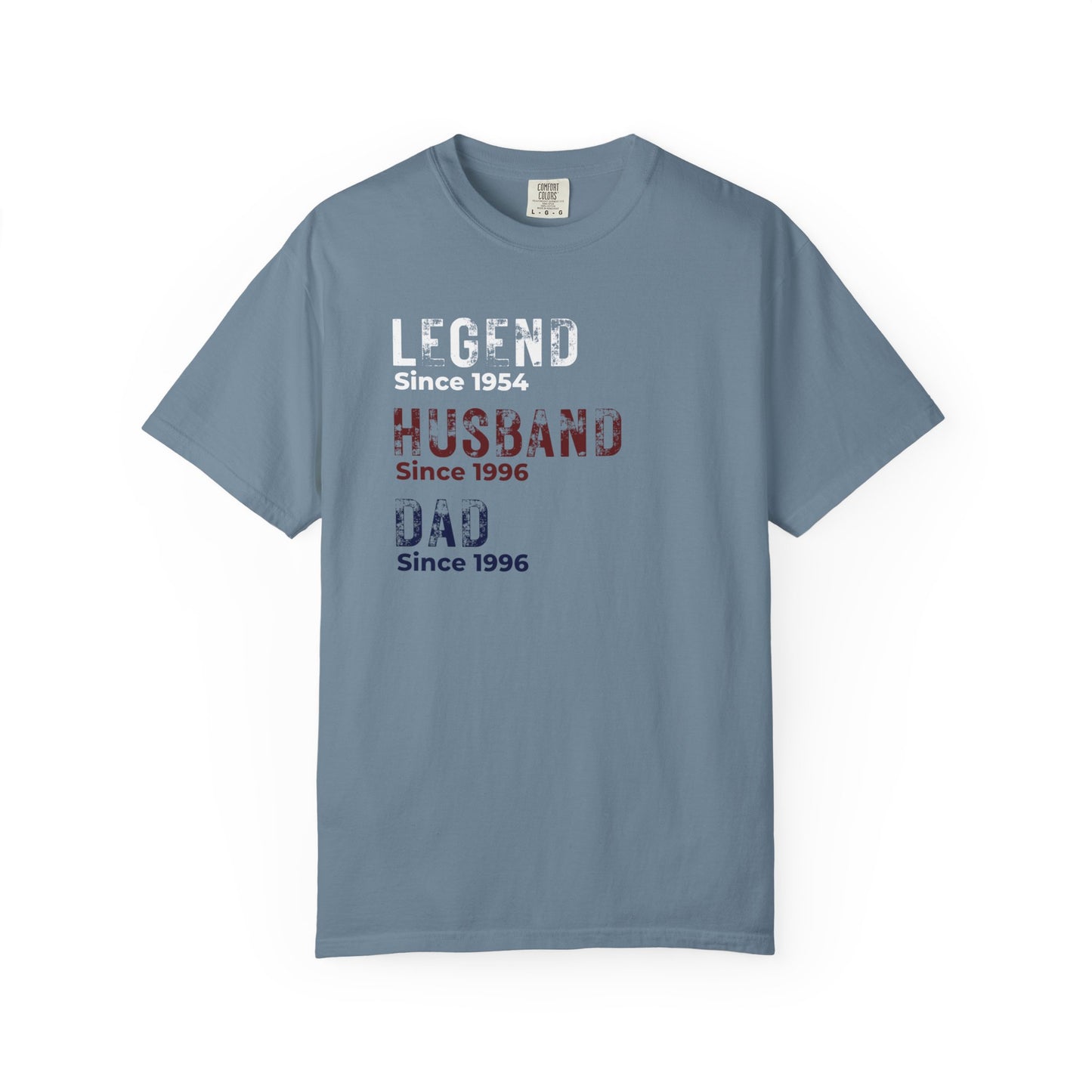 CUSTOM Legend, Husband, Dad T-Shirt — Vintage Tribute Tee