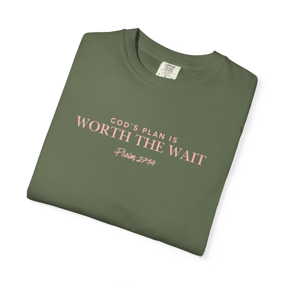 Worth the Wait T-Shirt — 'God & Grace' Inspirational Faith Tee