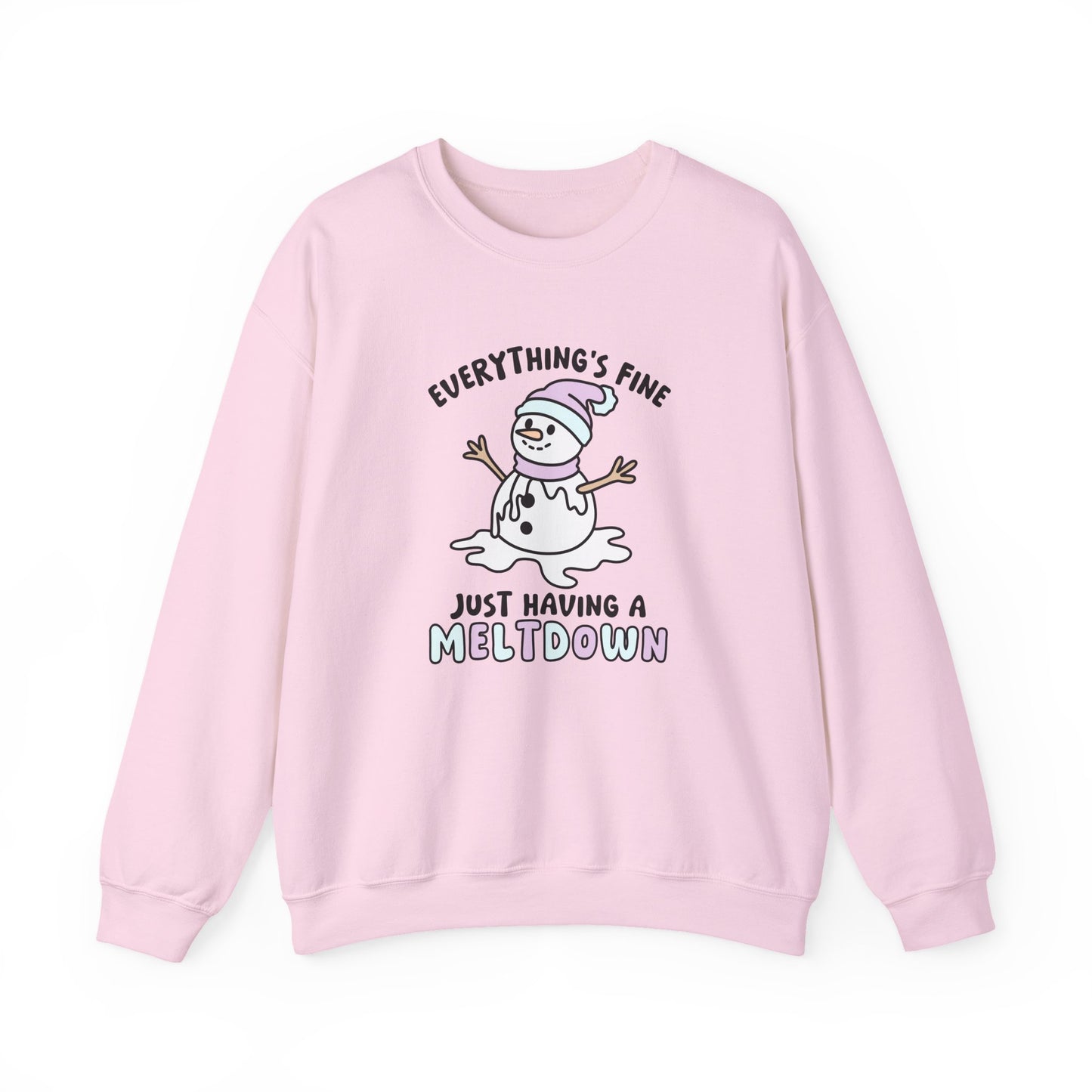 Having a Meltdown Crewneck Sweatshirt