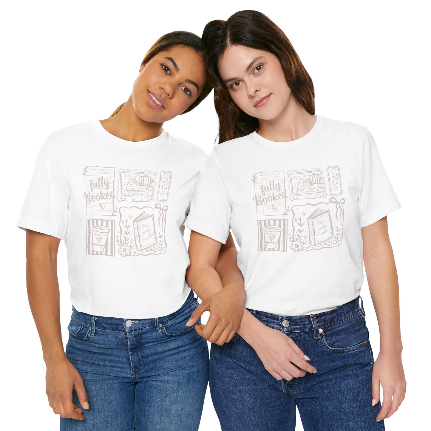 T-Shirt — "Fully Booked" Cozy Reading Graphic Tee