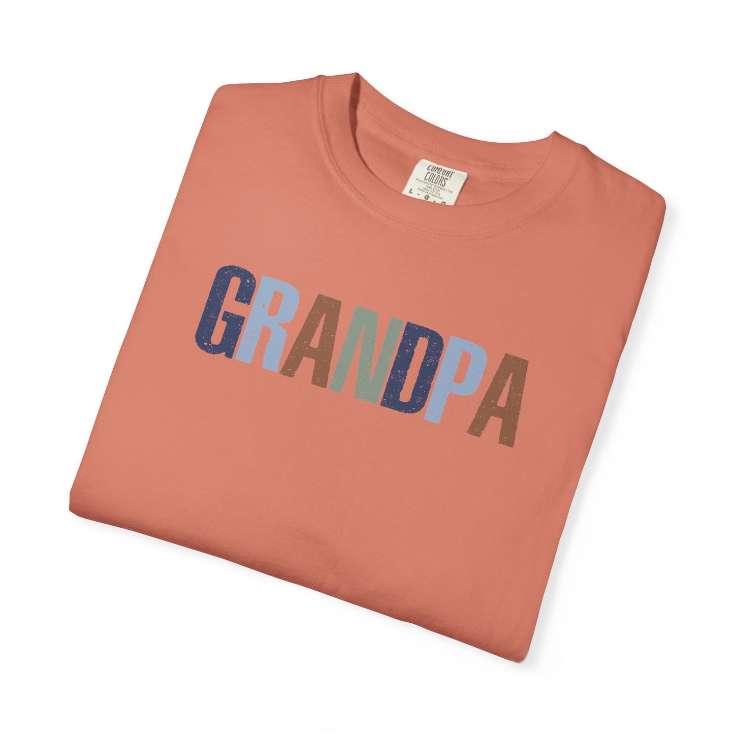Grandpa Vintage Lettering T-Shirt — Comfortable Dad/Grandparent Gift for Father's Day