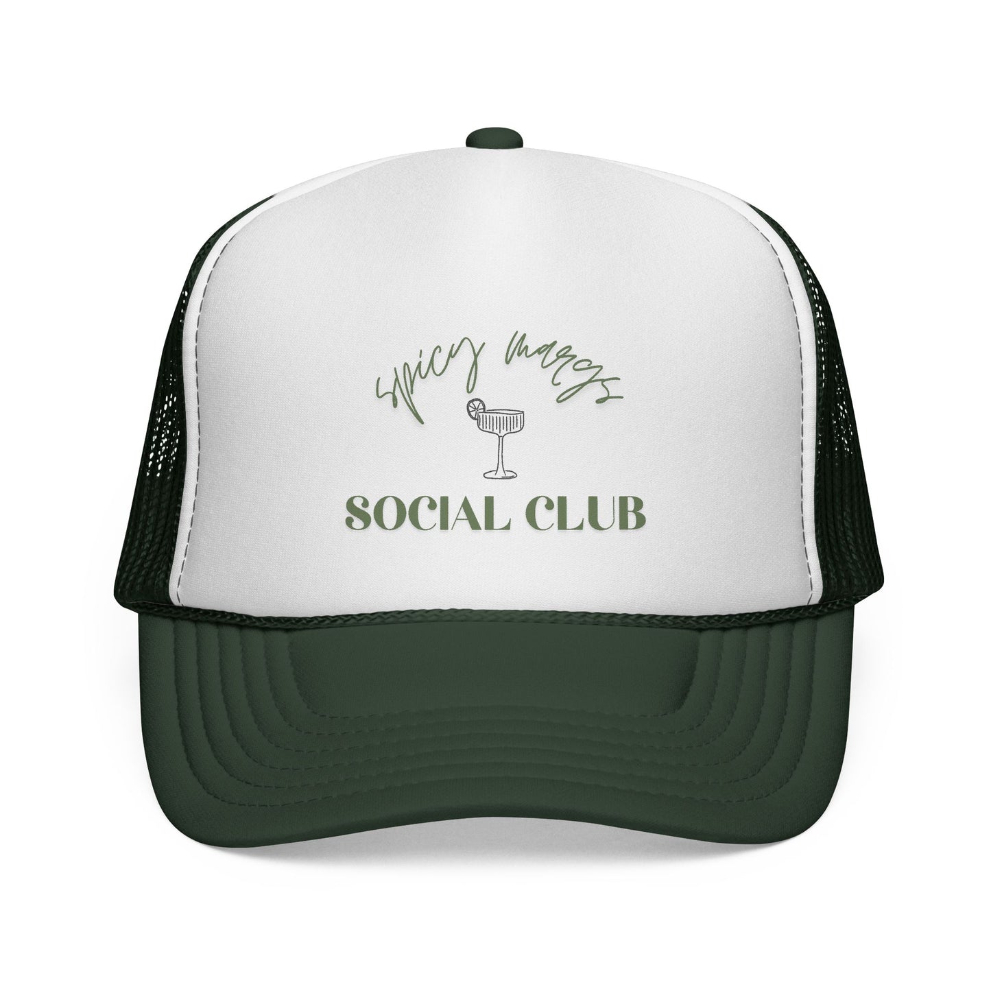 Trucker Cap — 'Spicy Margs' Social Club Embroidered Unisex Hat