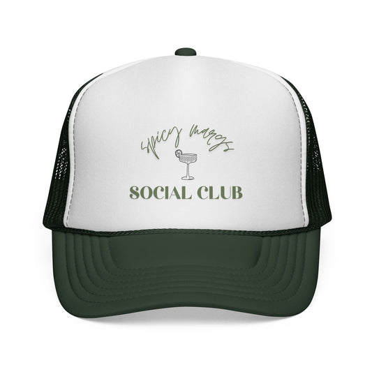 Trucker Cap — 'Spicy Margs' Social Club Embroidered Unisex Hat
