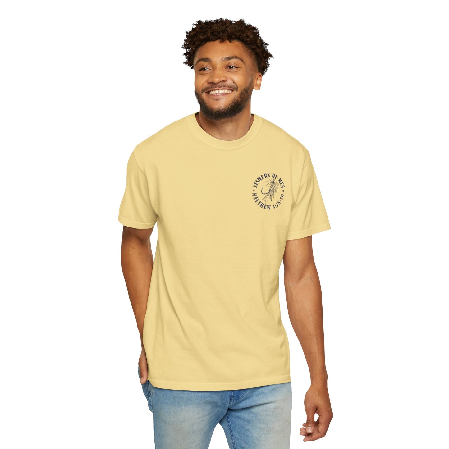 Fishers of Men T-Shirt — Christian Fishing Graphic Tee (Matthew 4:18-19)