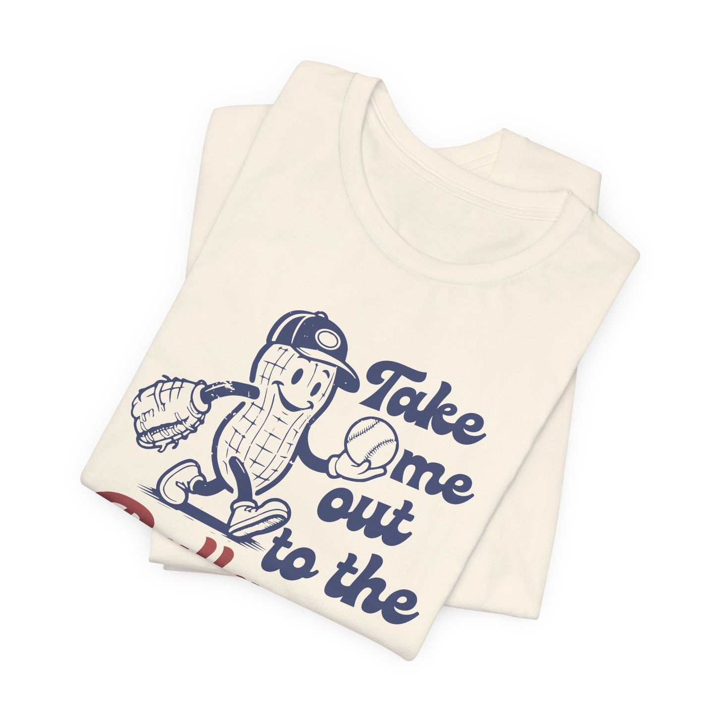 Baseball Tee — "Take Me Out to the Ballgame" Vintage Mascot T-Shirt