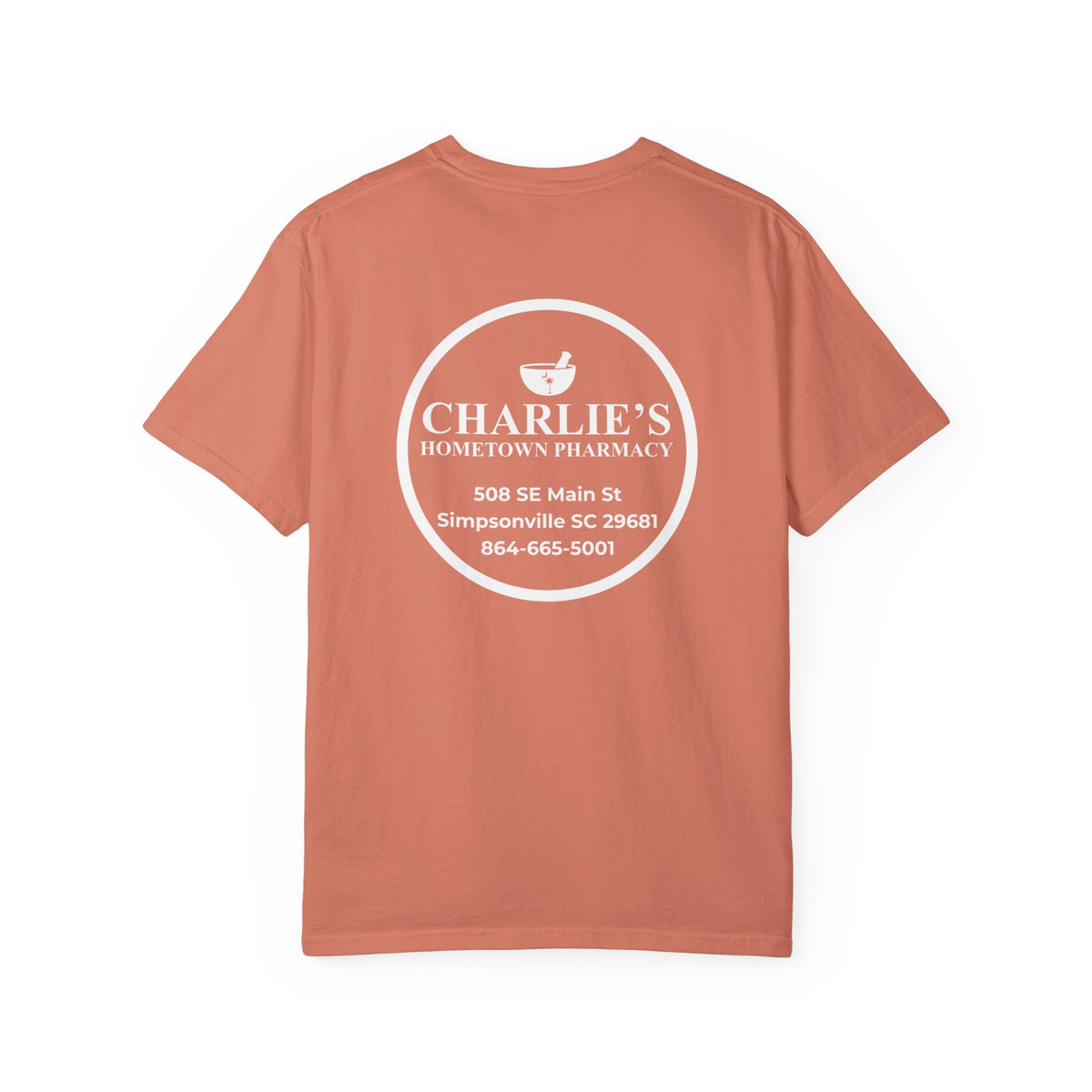 Pharmacy Logo T-Shirt — Charlie’s Hometown Pharmacy Logo Tee