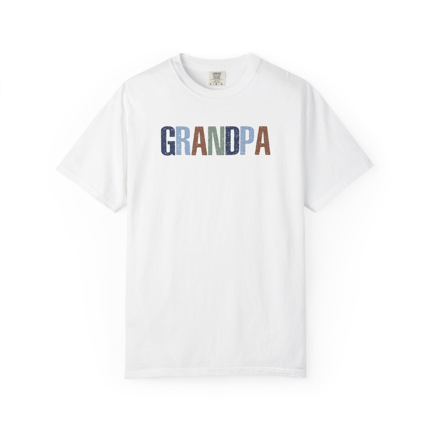 Grandpa Vintage Lettering T-Shirt — Comfortable Dad/Grandparent Gift for Father's Day