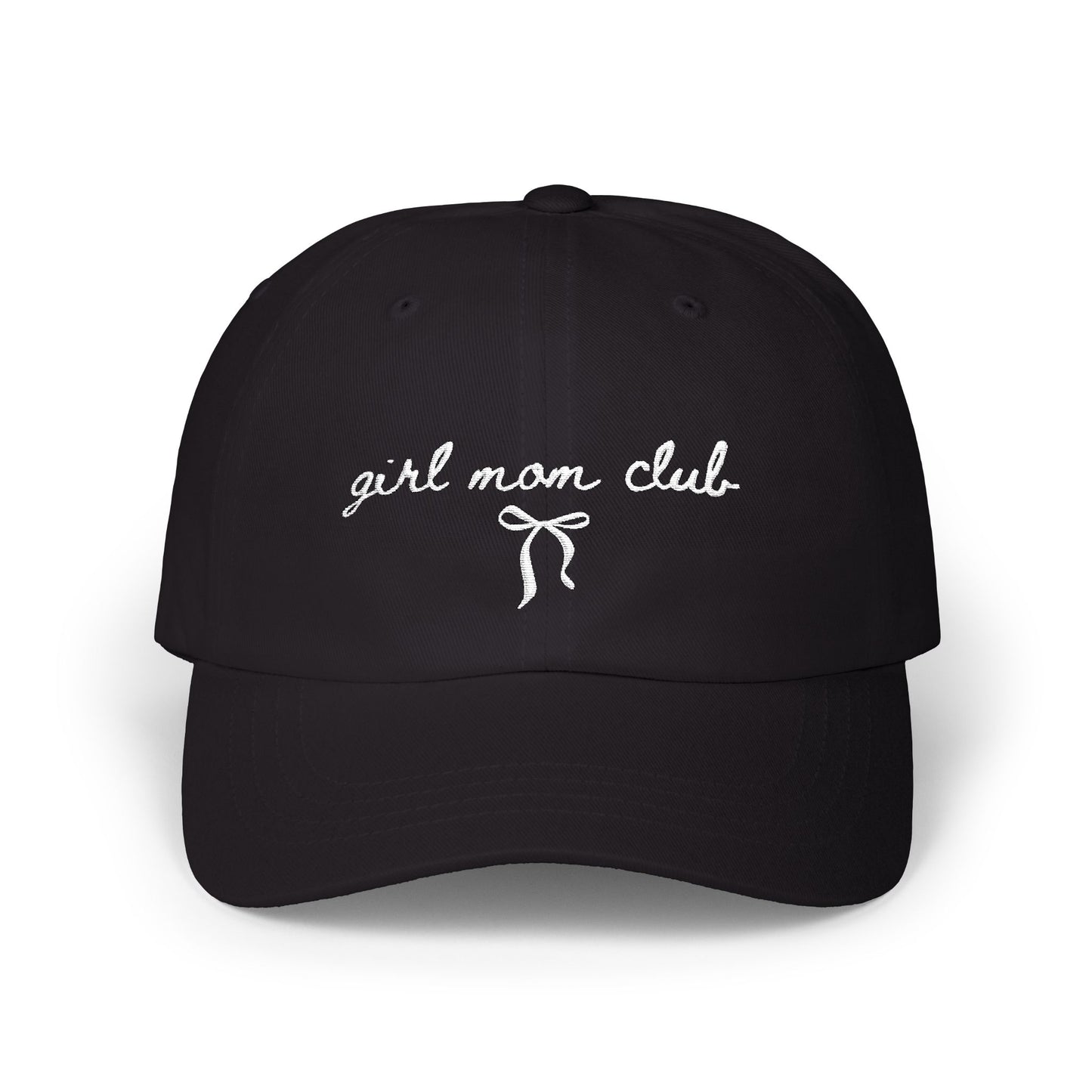 Girl Mom Club Dad Cap — Embroidered Mom Hat for New Moms & Gifts