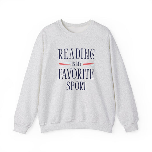 'Reading Is My Favorite Sport' Sweatshirt